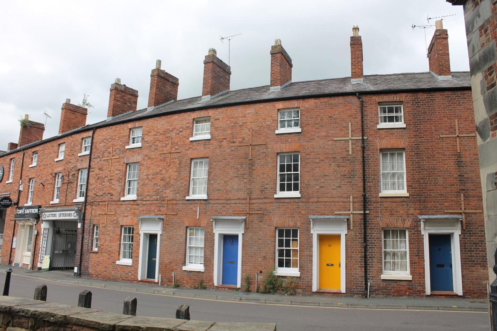 Shrewsbury Georgian Town House - Hills Lane Villa Bagian luar foto