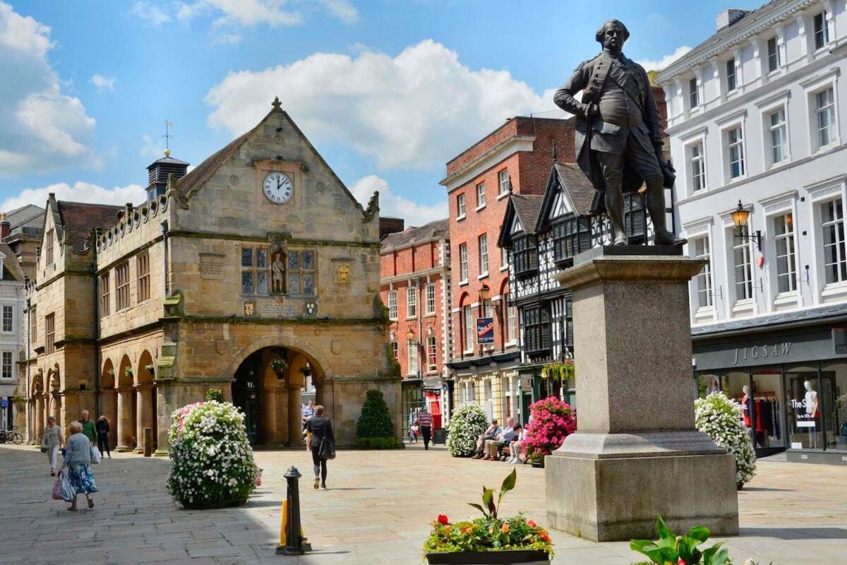 Shrewsbury Georgian Town House - Hills Lane Villa Bagian luar foto