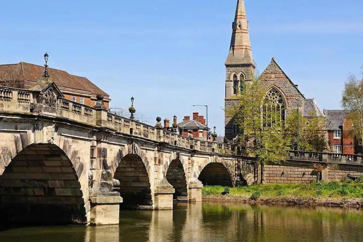 Shrewsbury Georgian Town House - Hills Lane Villa Bagian luar foto